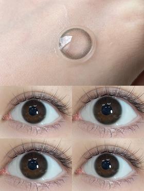 annakelly月抛美瞳 小韵黑 14.0mm