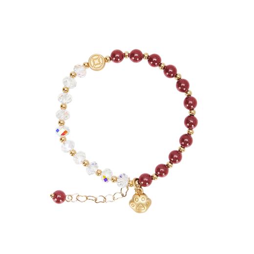 大英博物馆 巴斯特系列 猫爪生财朱砂 手链 商品图4