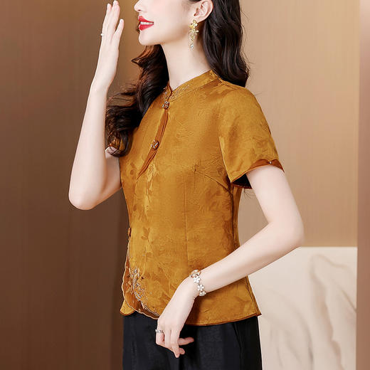 TZW-新款桑蚕丝真丝龟纹套装 商品图2