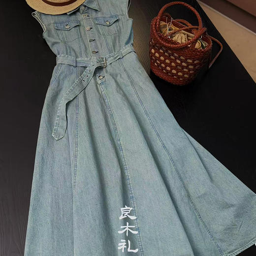 【部分现货】良木礼无袖牛仔裙（9592） 商品图1