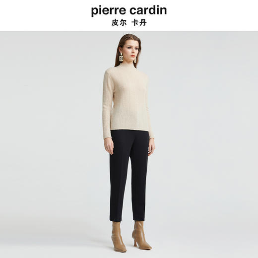 [皮尔卡丹女装]西裤秋冬高级感职业通勤修身西裤 商品图1