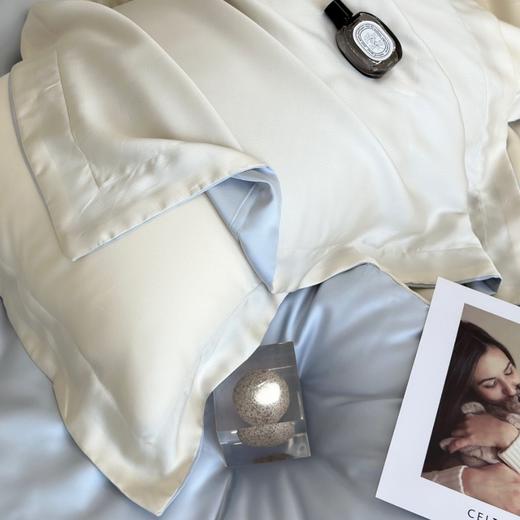 【奥地利🇦🇹60s兰精天丝四件套】莱赛尔纤维自带凉感 亲肤透气 丝滑触感升级 防滑多功能合一 商品图4