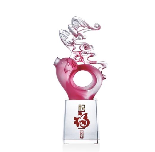 祝 福   琉璃+水晶 97x57x226mm 商品图1