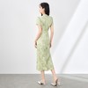 「高货wl」全新升级【铂金会员293/天猫399/差价106】(94832)洛诗琳绿叶提花新中式连衣裙2025夏季收腰显瘦国风旗袍裙wl 商品缩略图1