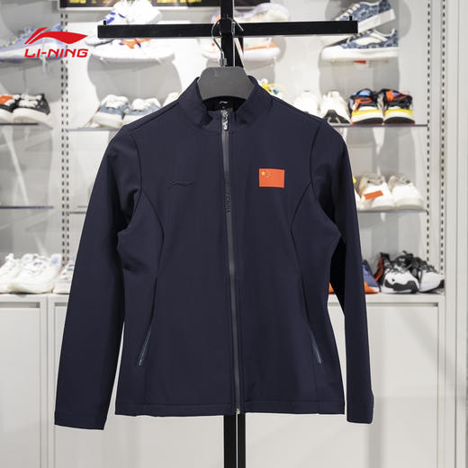 李宁夹克女子2025赞助国家队系列商务休闲运动风衣外套AJDV044 商品图1