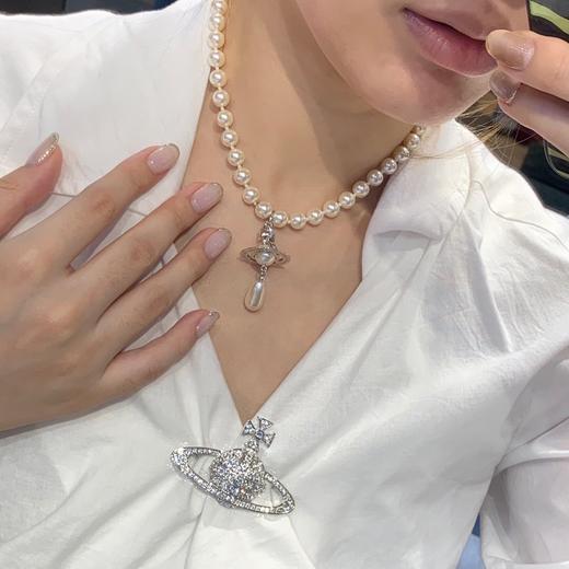 西太后 绝美立体土星水滴珍珠项链（XJ） 商品图7