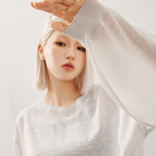 【商场同款】麦檬夏凉爽透气罩衫毛衫4F4233862 商品图3