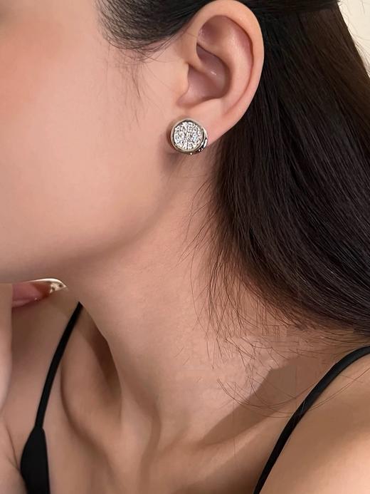 西太后 绝美土星满钻厚圆耳钉（XJ） 商品图4