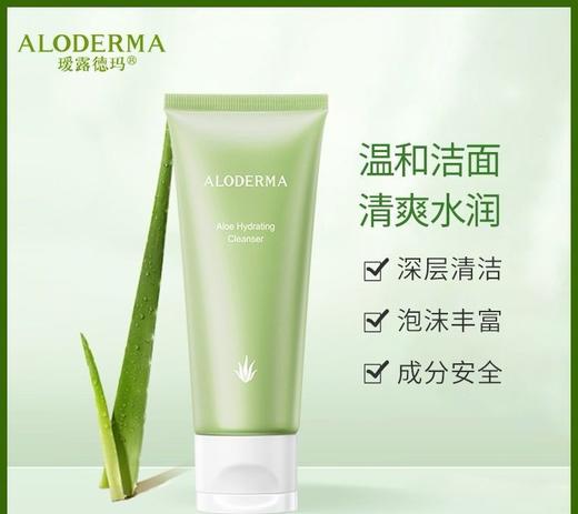 瑷露德玛补水洁面凝露洁面乳芦荟洗面奶深层清洁细泡沫100g 商品图5