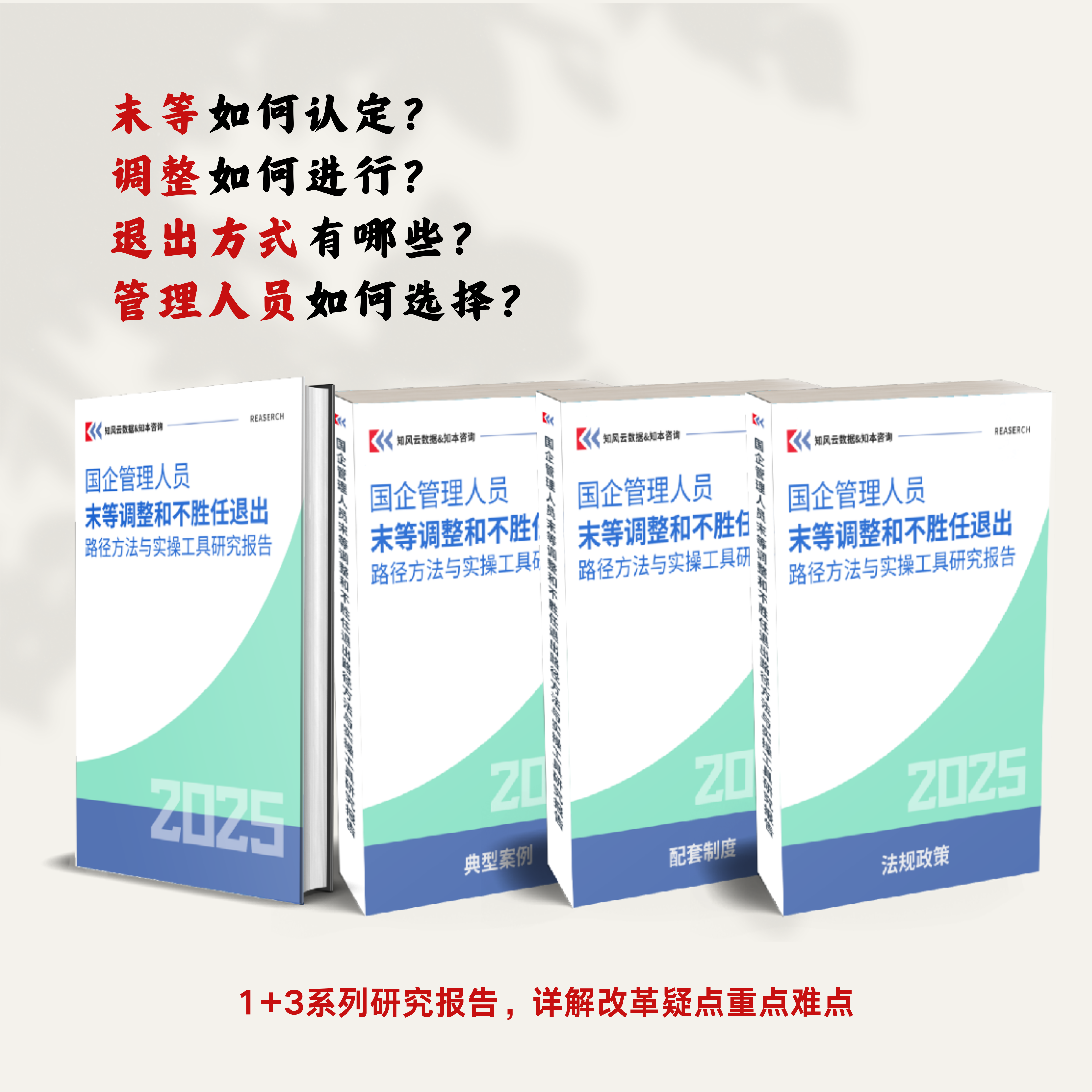 研究报告《国企管理人员末等调整和不胜任退出路径方法与实操工具研究报告（2025）》