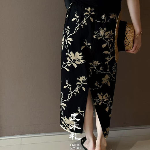 【预售7天】良木礼印花半裙（0981） 商品图1