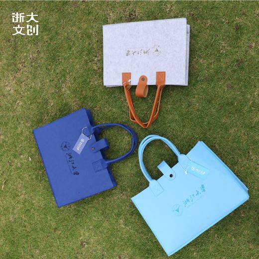 浙江大学标识系列毛毡托特包 商品图4