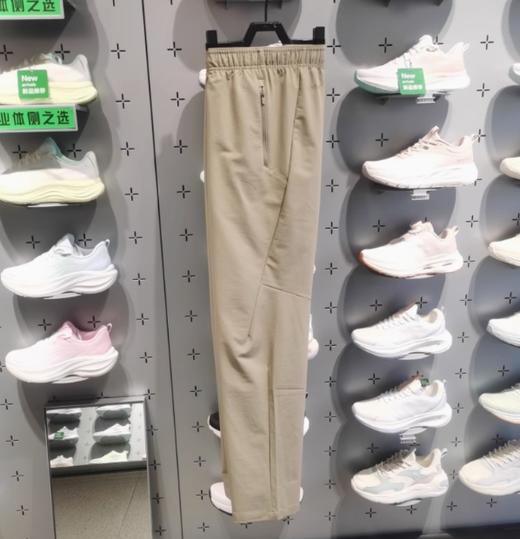 安踏运动裤男士春夏黑色直筒裤健身休闲跑步梭织长裤152517503N 商品图1