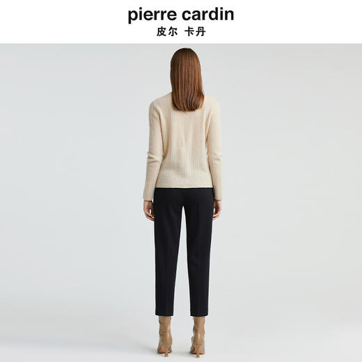 [皮尔卡丹女装]西裤秋冬高级感职业通勤修身西裤 商品图2