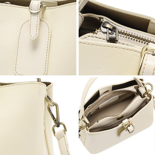 【预售3天】时尚包包女2025新款水桶包高级感大容量斜挎包单肩包ZH282 商品图3