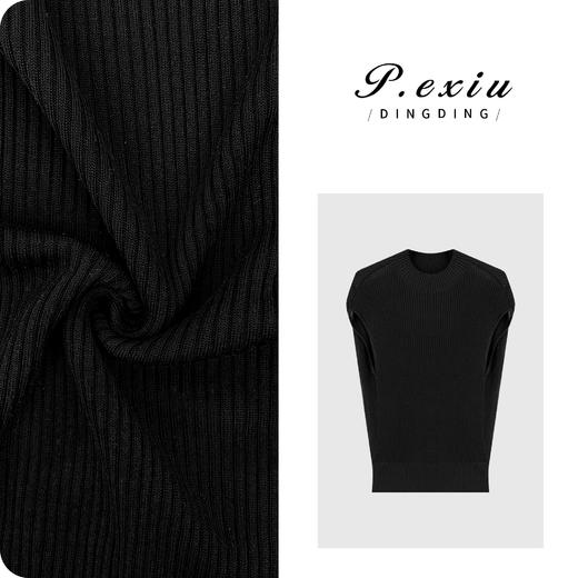 桑蚕丝天丝知性优雅气质无袖针织上衣 ZZ0896 商品图0