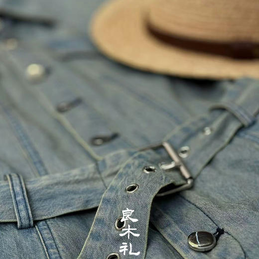 【部分现货】良木礼无袖牛仔裙（9592） 商品图2