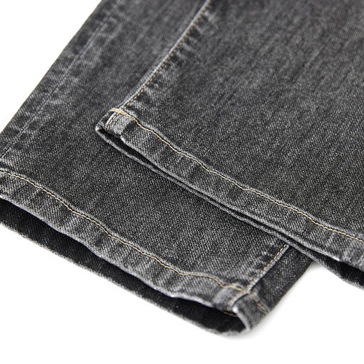 【新品上新】HX 夏季水洗直筒牛仔九分裤合体S210520040101 商品图6