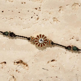 订购8周到｜Tityaravy-MalaSai-花朵 黝帘石 水晶 珐琅 手链［法国设计师］