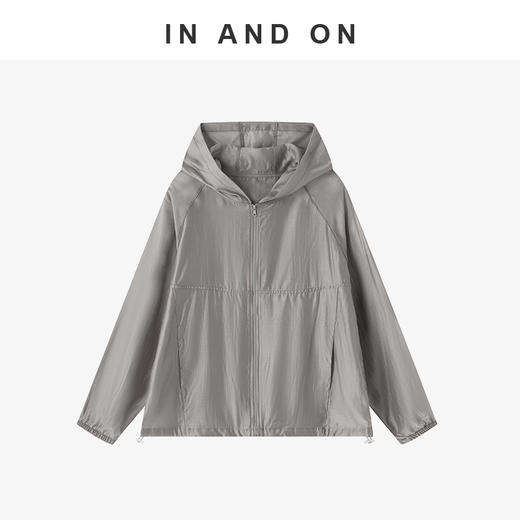 55281  IN AND ON 莱赛尔连帽长袖轻薄外套 商品图4