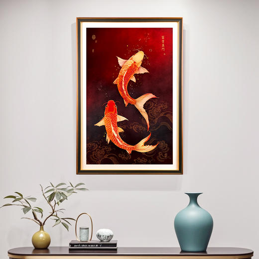 富贵有余 铜雕艺术画 商品图1