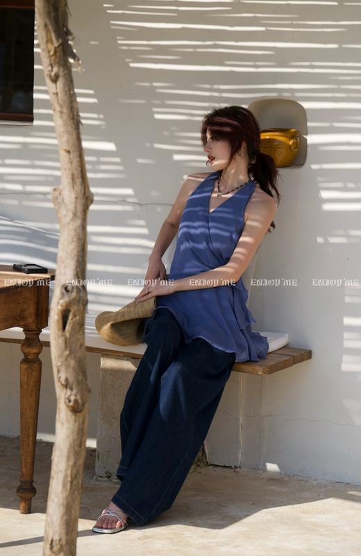 【门店同款】ENJOY夏季“悠然之境”甜辣挂脖小衫 162694236 商品图12