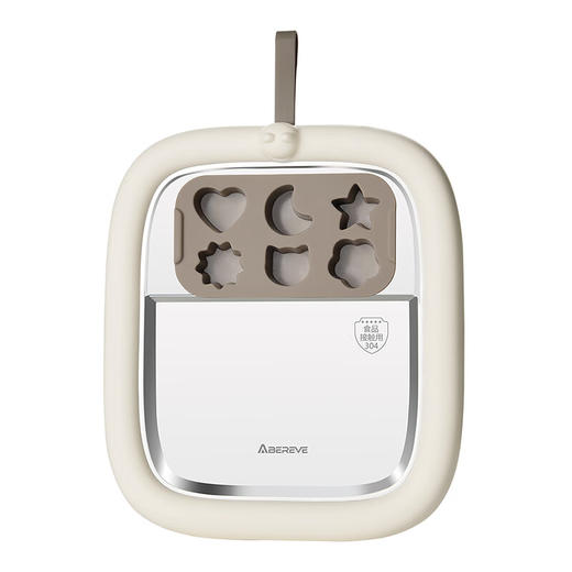 【多样屋专柜】艾贝丽炒冰机 小型炒酸奶机食品级304不锈钢炒酸奶盘炒冰沙机【赠送炒铲】 白色 商品图8