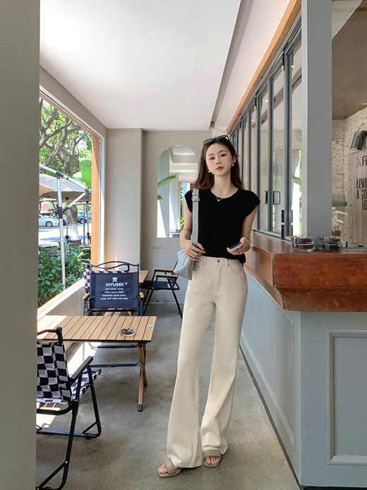 🔥「小飞袖的减法美学」意大利进口莱赛尔天丝  ▫5°微翘飞袖｜藏住手臂肉感 抬手都是纸片人线条 ❗ 商品图6