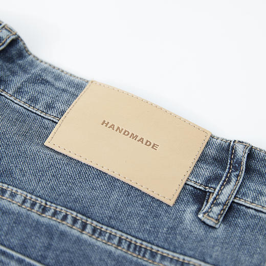 【新品上新】HX 夏季水洗直筒牛仔合体九分裤S210520041101 商品图7