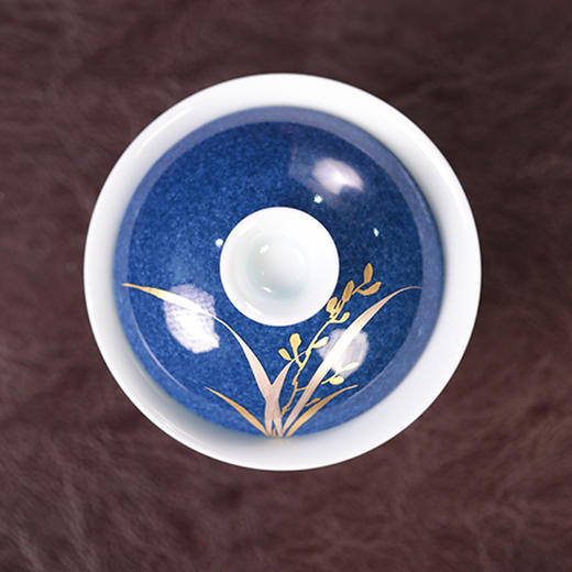 初蓝舍洒蓝描金银套组 商品图5