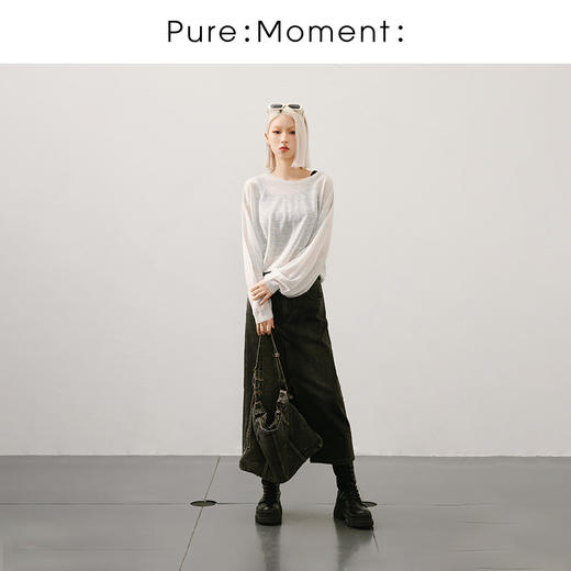 【商场同款】麦檬夏凉爽透气罩衫毛衫4F4233862 商品图1