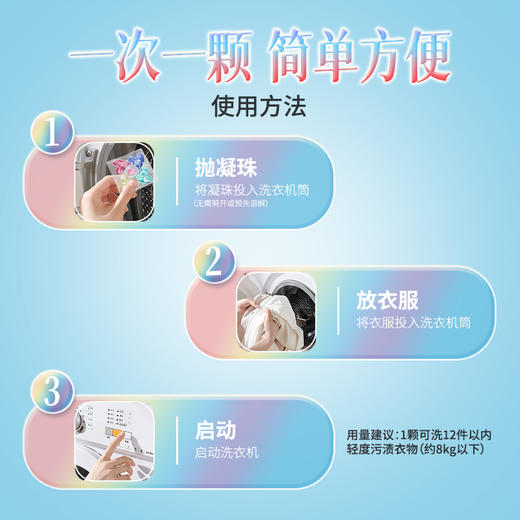生机森林五效合一多功能洗衣凝珠洁净+留香+柔顺+抑菌+护色（到手2盒+1袋  50粒） 商品图9