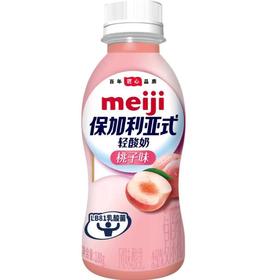 明治保加利亚式轻酸奶（桃子味）180g/瓶