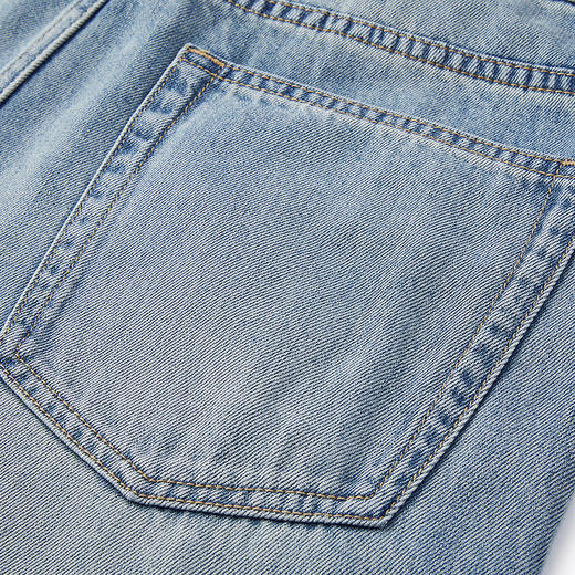 gxg.jeans男装  蓝色简约休闲美式宽松牛仔长裤男士 25年夏热卖 商品图4