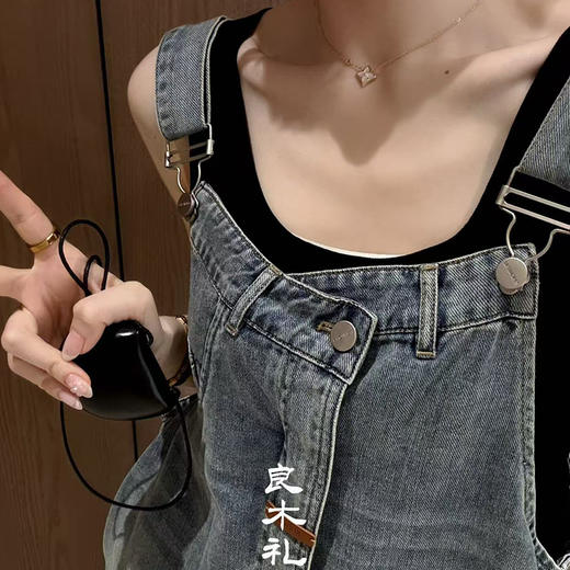 【卖完不补】良木礼牛仔背带裙（84779） 商品图1