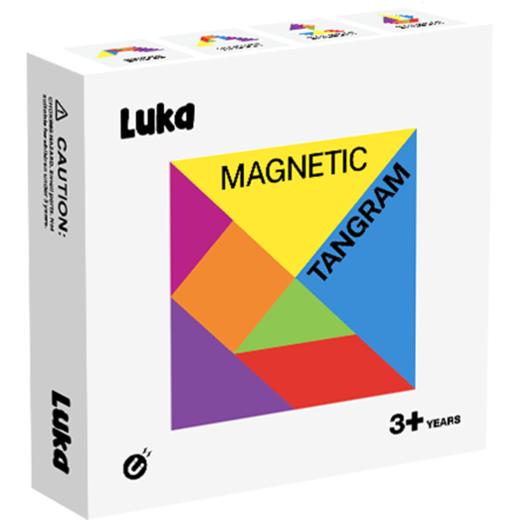 Luka卢卡磁力七巧板积木儿童益智玩具磁性积木拼图磁力片磁力棒 商品图7
