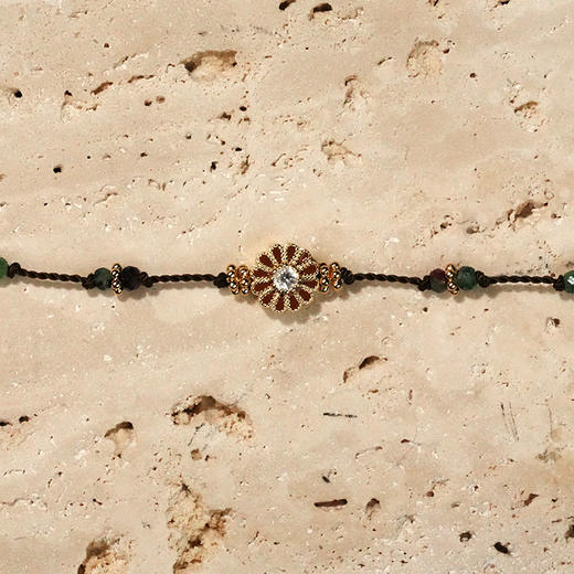 订购8周到｜Tityaravy-MalaSai-花朵 黝帘石 水晶 珐琅 手链［法国设计师］ 商品图2