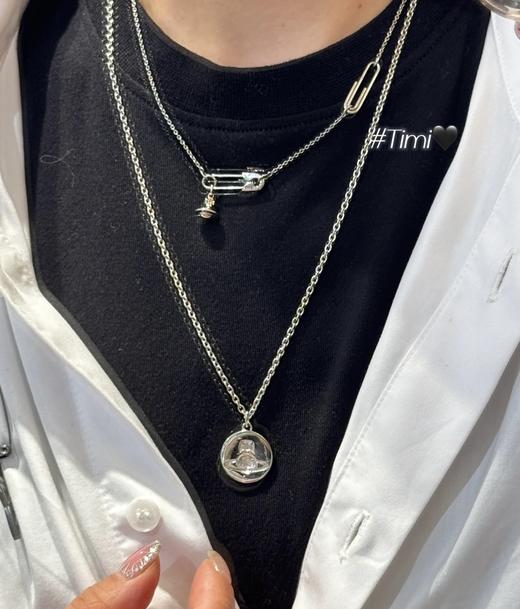 西太后 超有设计感的别针立体星球项链（XJ） 商品图7