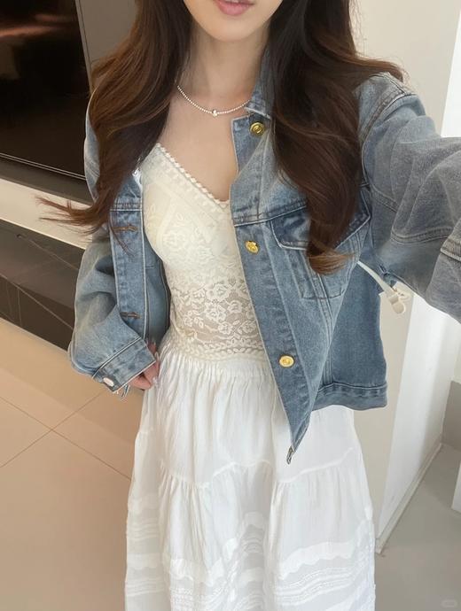 真的被惊艳到了！美哭😭【法式氛围感重工蕾丝吊带&背心】自带Bra 颜值在线！质感在线！ 不管是单穿！还是内搭穿！ 显得人立马有气质了！秒变财阀千金！ 商品图10