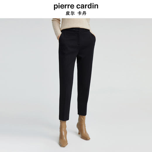 [皮尔卡丹女装]西裤秋冬高级感职业通勤修身西裤 商品图3