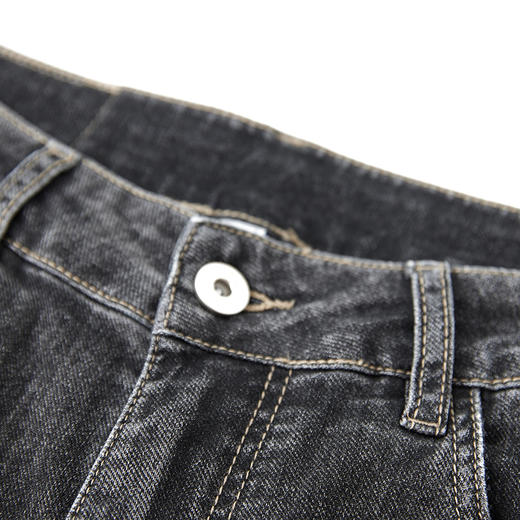 【新品上新】HX 夏季水洗直筒牛仔九分裤合体S210520040101 商品图3