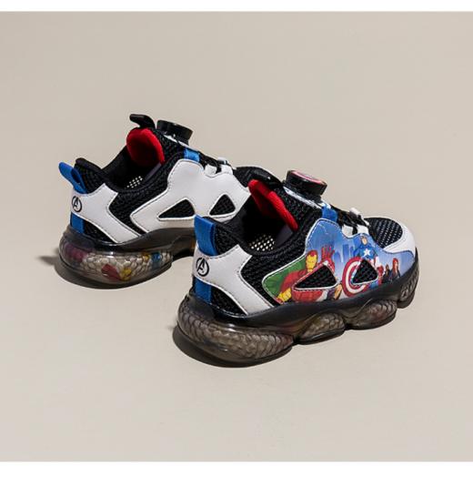 🔥【迪士尼夏季儿童纽扣运动鞋】 🌟款式设计时尚潮流，蜘蛛侠等印花超级酷炫，宝宝肯定超级喜欢~ 🤔鞋子有包头设计防撞耐踢，可以保护宝宝娇嫩的脚趾！！ 商品图4