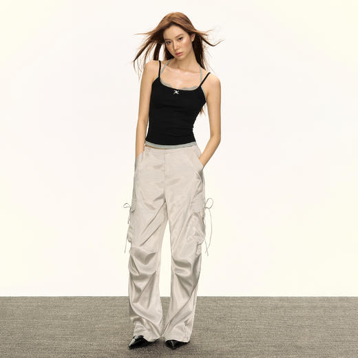 Ariseism 美式复古吊带背心女夏季新款辣妹上衣 商品图2