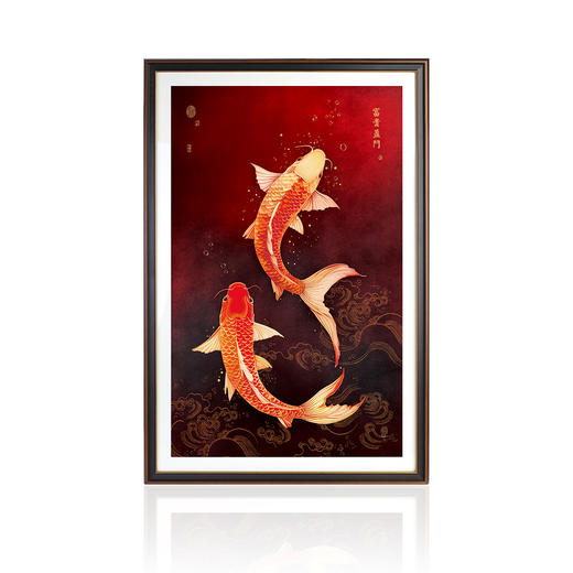 富贵有余 铜雕艺术画 商品图0