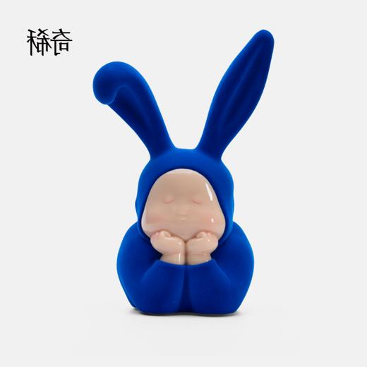 稀奇艺术植绒款兔比比雕塑桌面摆件礼盒装 商品图2