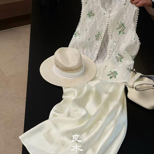 【预售7天】良木礼真丝珠串马甲（734） 商品图3