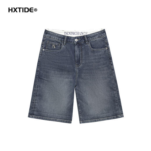 【新品上新】HX 夏季水洗牛仔合体五分裤S207522057101 商品图0