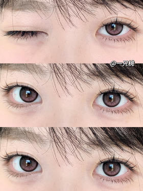 annakelly月抛美瞳 一只桃 14.2mm