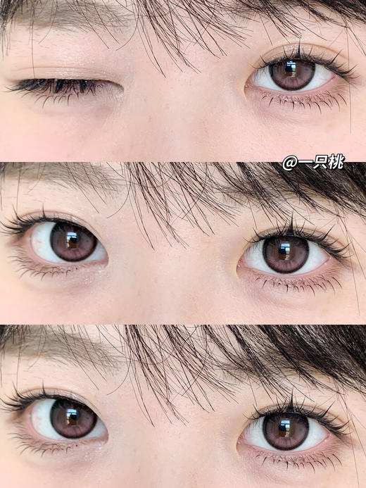 annakelly月抛美瞳 一只桃 14.2mm 商品图0