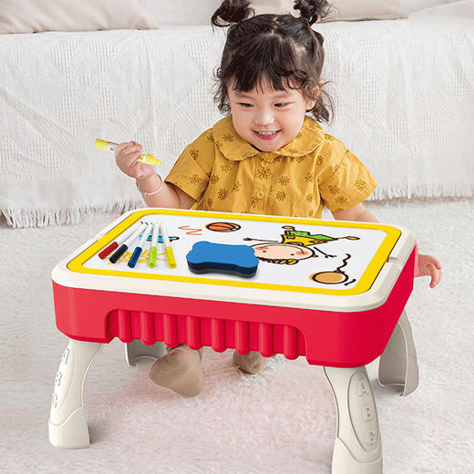 托马斯和朋友儿童益智积木绘画桌QTM1005 商品图1